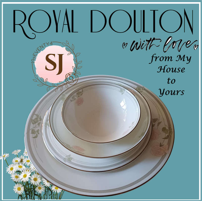 Royal Doulton Twilight Rose Dinner Set  1984 Edition |01|