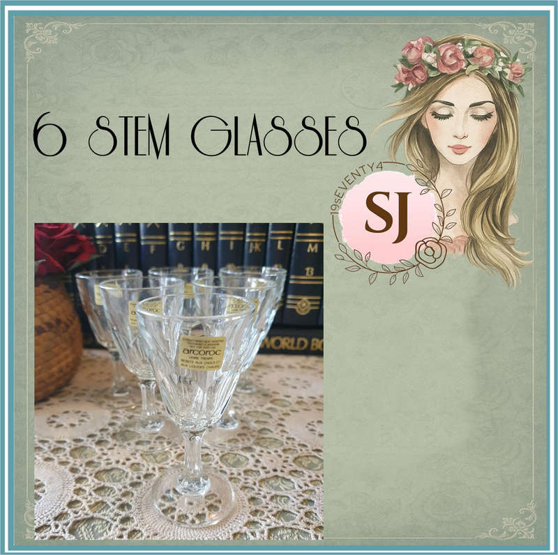 6 STEM GLASSES