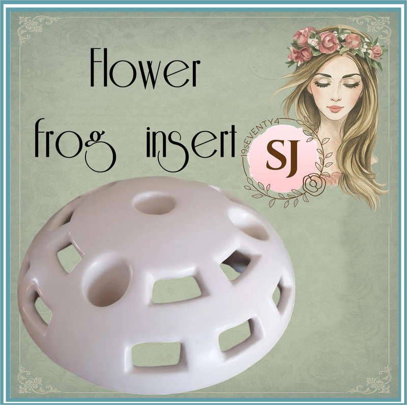 Vintage flower frog | insert | 12 x 3 cm |