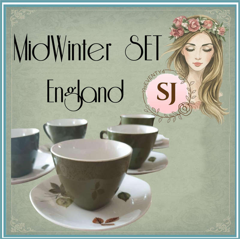 MidWinter SET FOR YOUR COLLECTION | DECOR | KITCHEN | GREEN | VINTAGE |