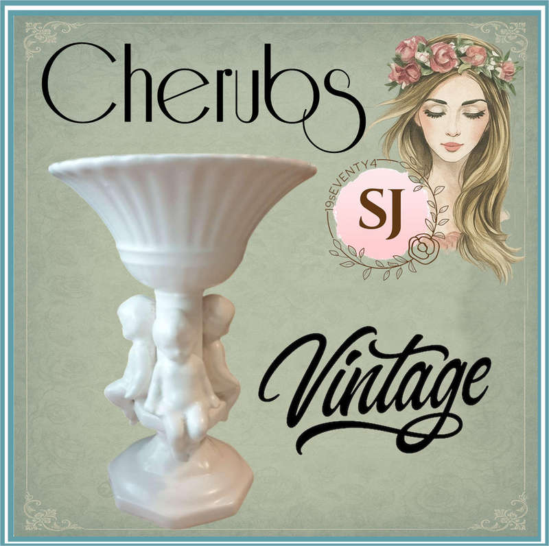 FINE QUALITY K.K ORIGINAL` PORCELAIN CHERUB BOWEL STAND