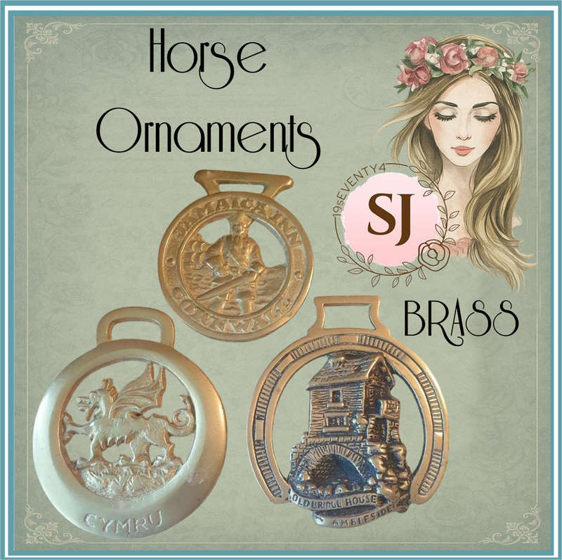 Collectible Horse Ornaments SET OF 3