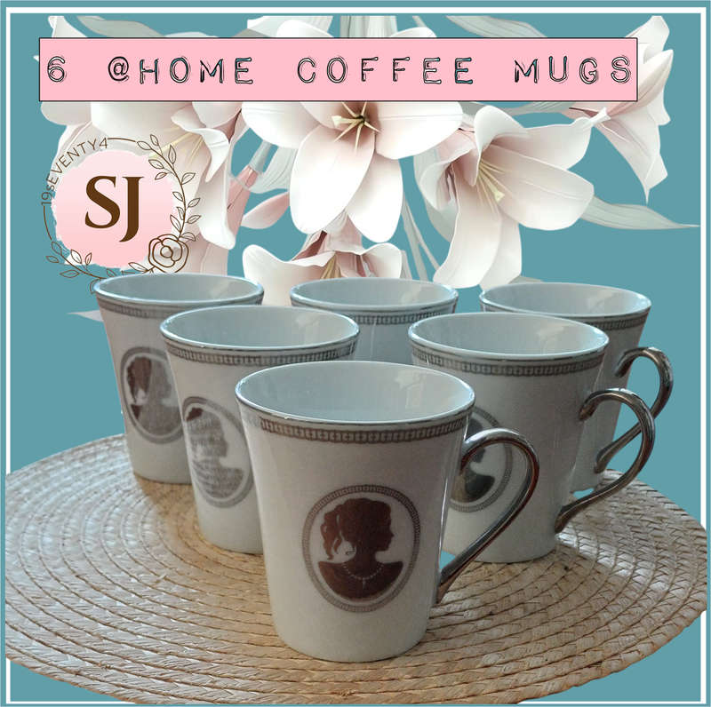 @HOME COFFEE MUGS SET OF 6