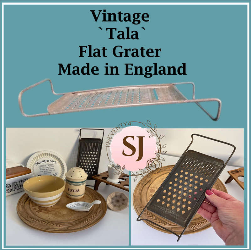 Vintage `Tala` Metal Flat Grater Made in England
