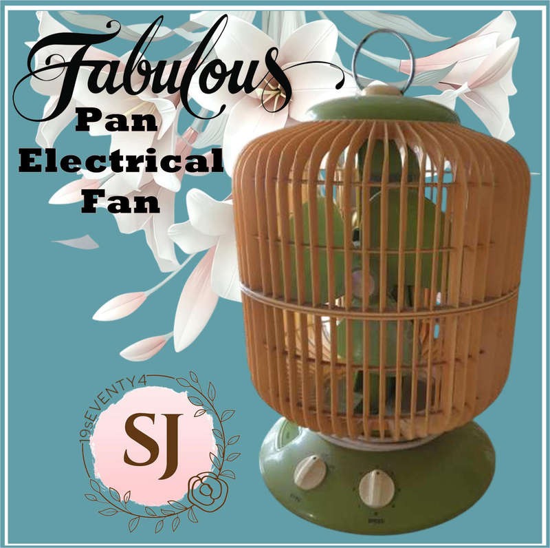 Vintage Prototype Pan Electric Fan...ONE OF A KIND !   Ultimate gift for collector of very rare item