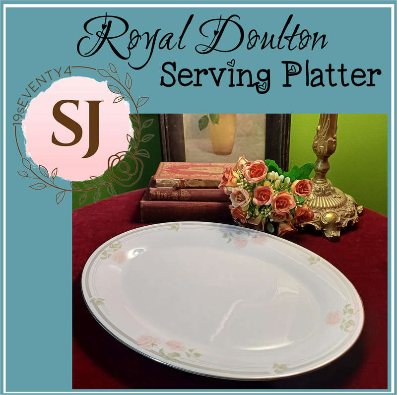 Royal Doulton Twilight Rose  | Oval Serving Platter |