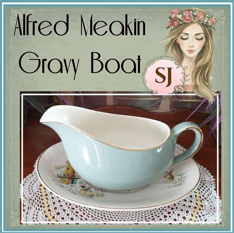 Alfred Meakin Gravy Boat and Tray | England | Very Nice Condition |