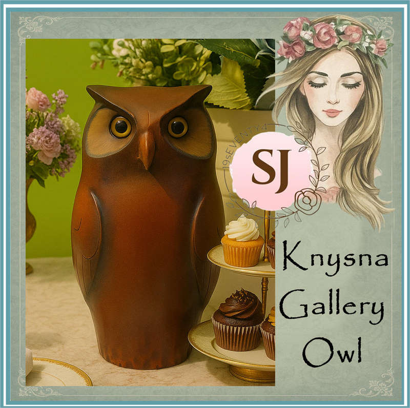 Large Feathers of Knysna Gallery carved and hand painted Ltd Owl