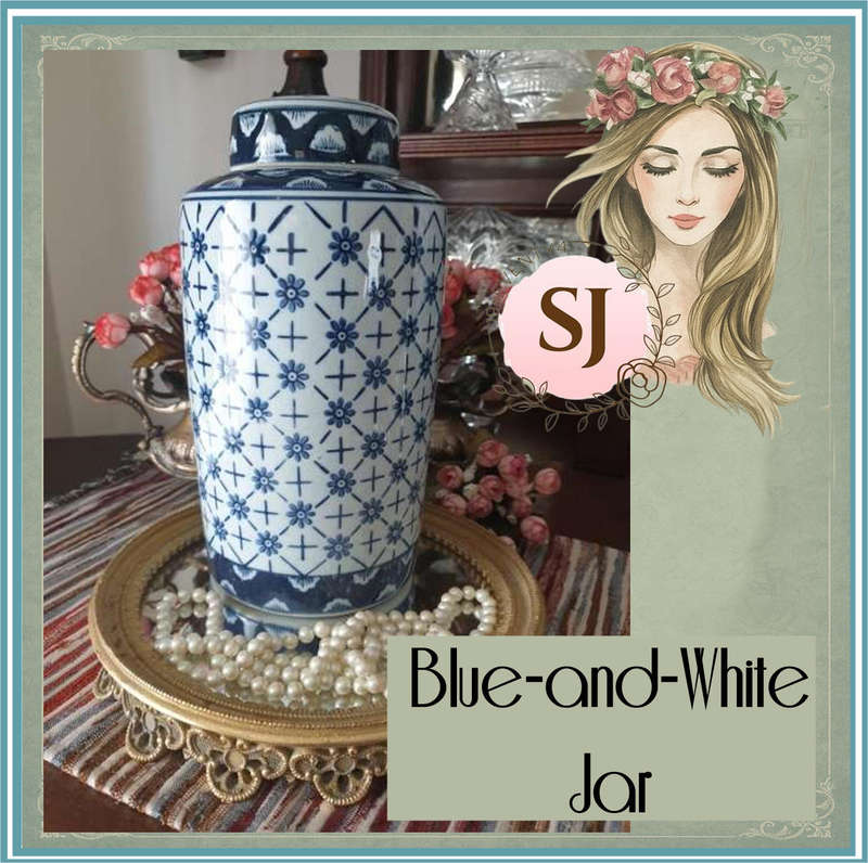 Exquisite Blue-and-White  Jar -  simply stunning