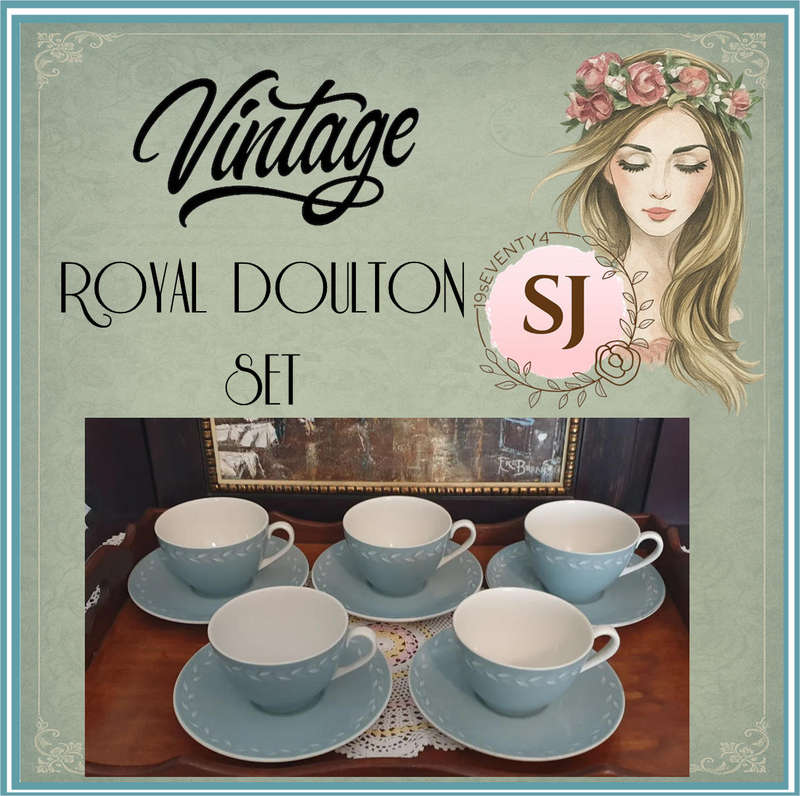 ROYAL DOULTON SET | KITCHEN | DECOR | TEA PARTY | COLLECTABLE| GOOD CONDITION |