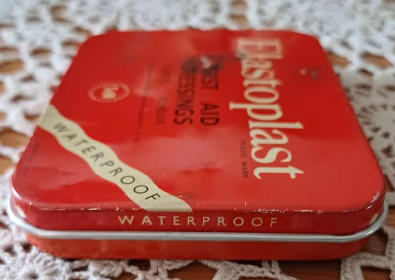 Vintage Elastoplast Tin  Made in England  |  1950s/60s Elastoplast tin |