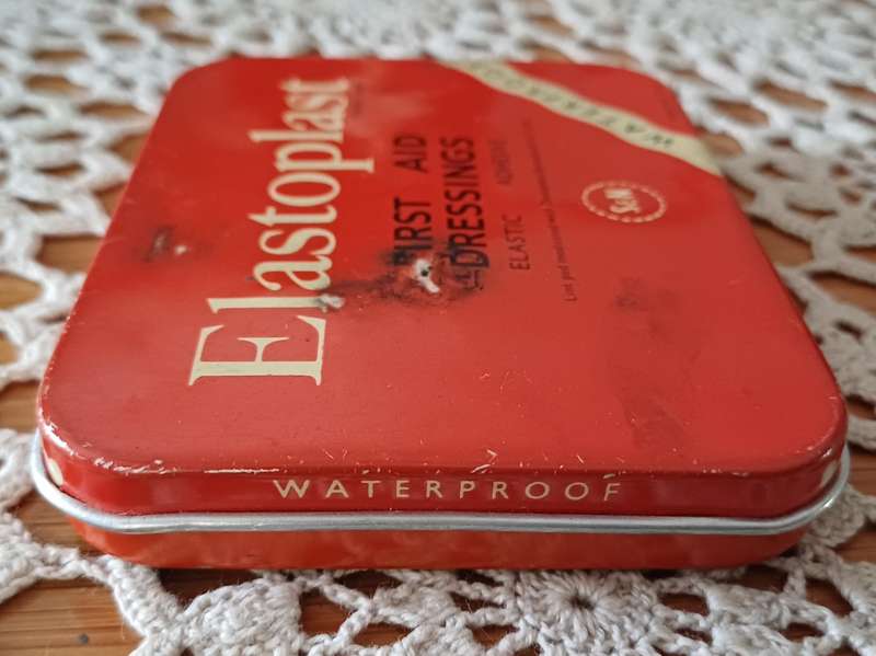 Vintage Elastoplast Tin  Made in England  |  1950s/60s Elastoplast tin |