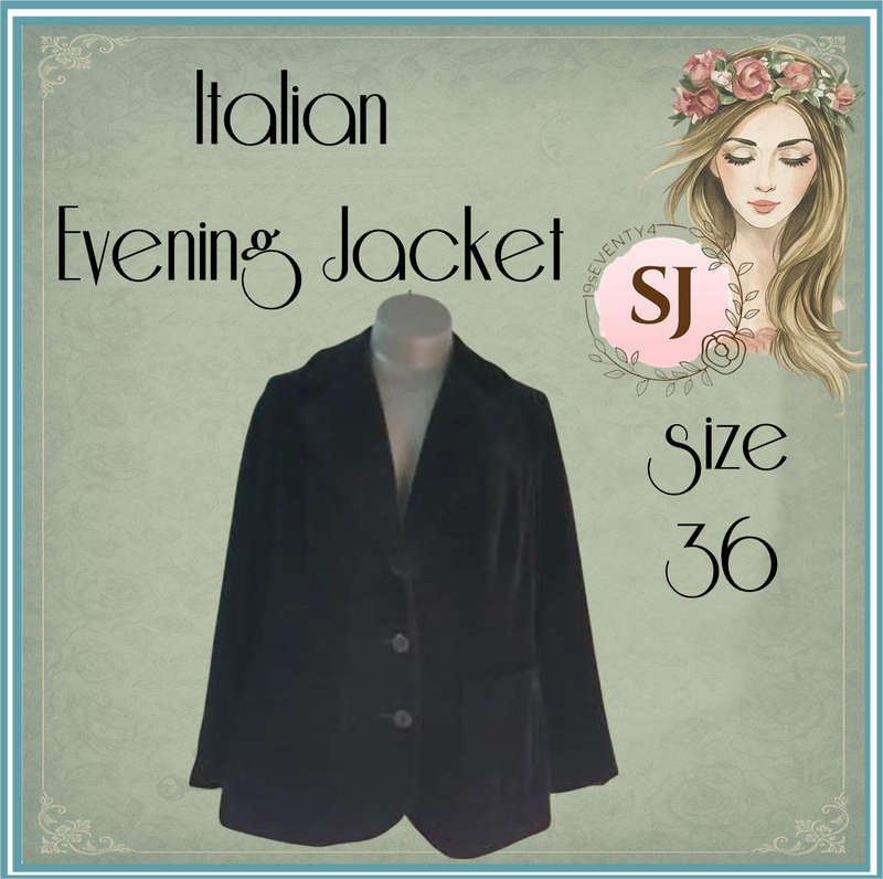 Italian Evening Jacket Size 36