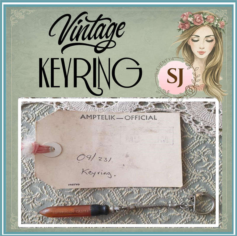 VINTAGE KEYRING | LOOK AT ALL THE PHOTOS PLEASE |