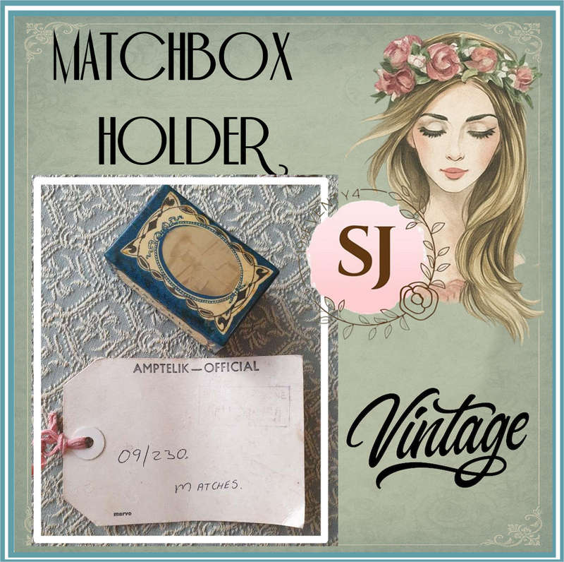 VINTAGE MATCHBOX HOLDER
