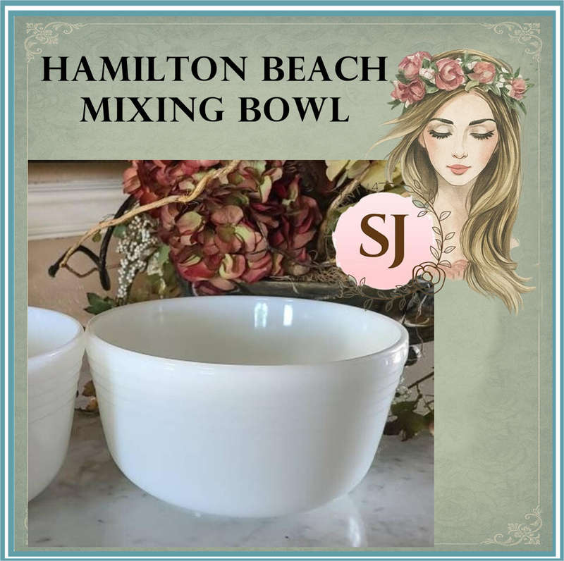 Hamilton Beach Pyrex White Mixing Bowl