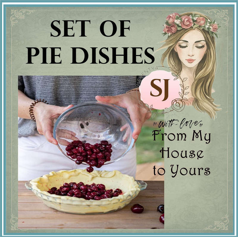 Two Pie Dishes made in England