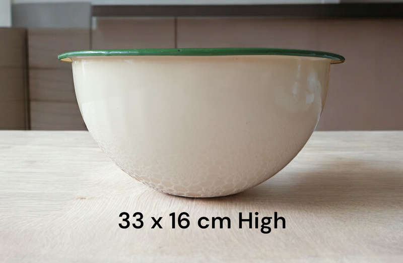 Vintage Enamel Prep Bowl