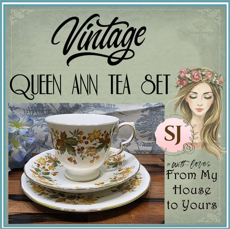 Queen Anne Bone China Tea Set | Autumn Leaves G671 Pattern |