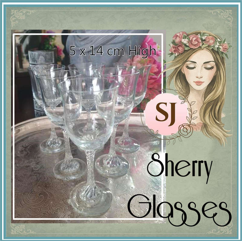 6  Sherry Glasses