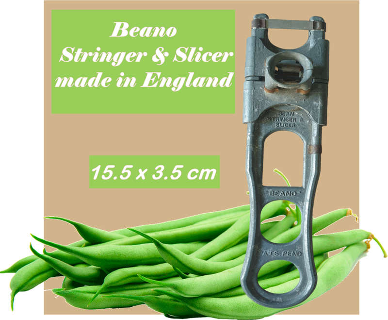 Vintage Metal Beano Bean Slicer & Stringer | MADE IN ENGLAND |