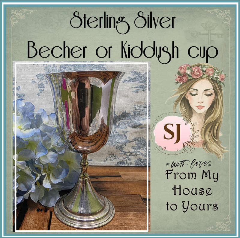 Sterling Silver Becher or Kiddush cup