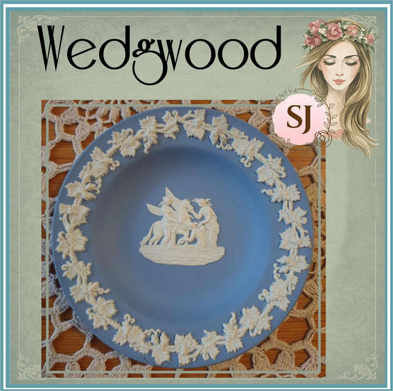 Wedgwood  Jasperware Pegasus Muses
