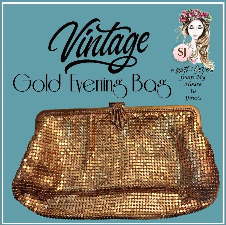 Vintage Gold Evening Bag | 1940's |