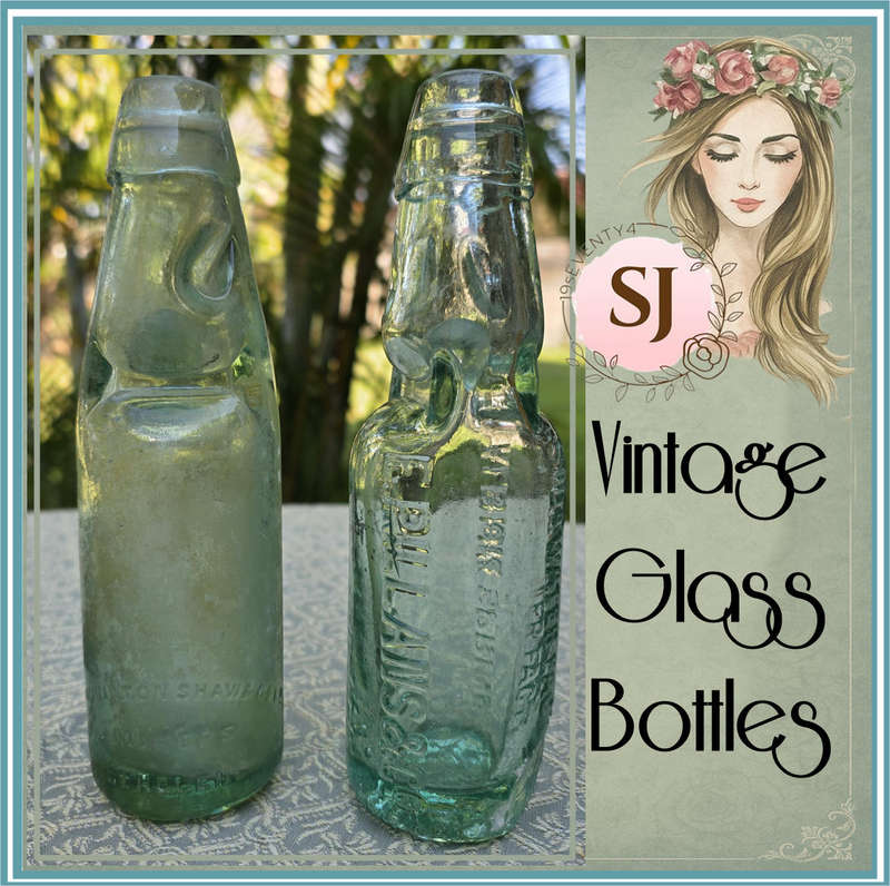 Set of Vintage Soda Bottles