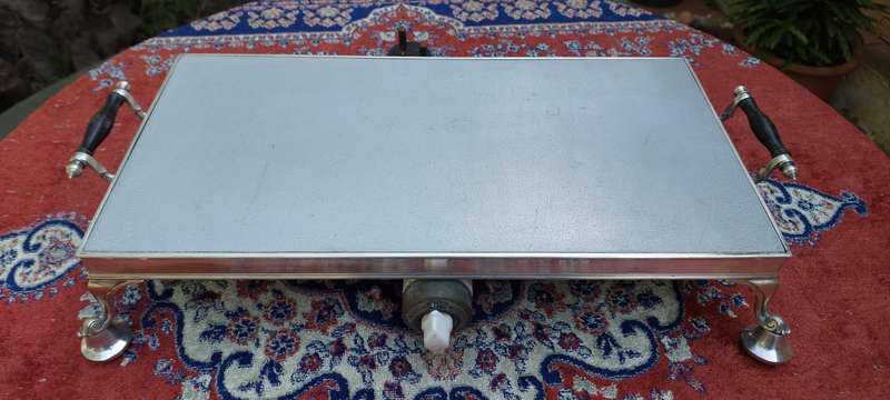 ONLY ONE IN SOUTH AFRICA --- Vintage MAPPIN & WEBB Silver Plated Electric Hot Plate