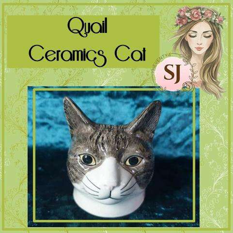 Quail Ceramics Cat Figurine