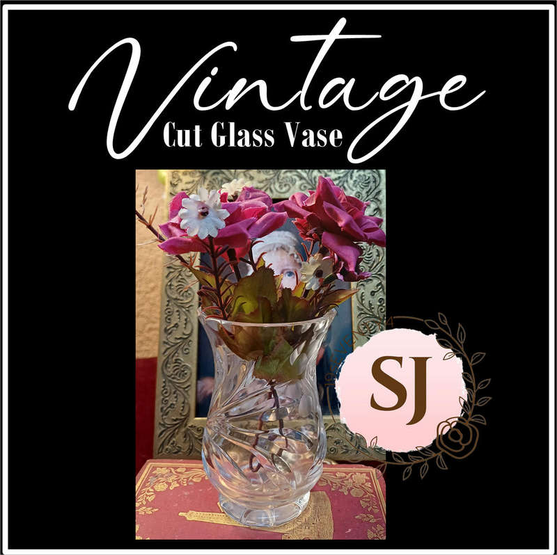 Small Cut Glass Vase