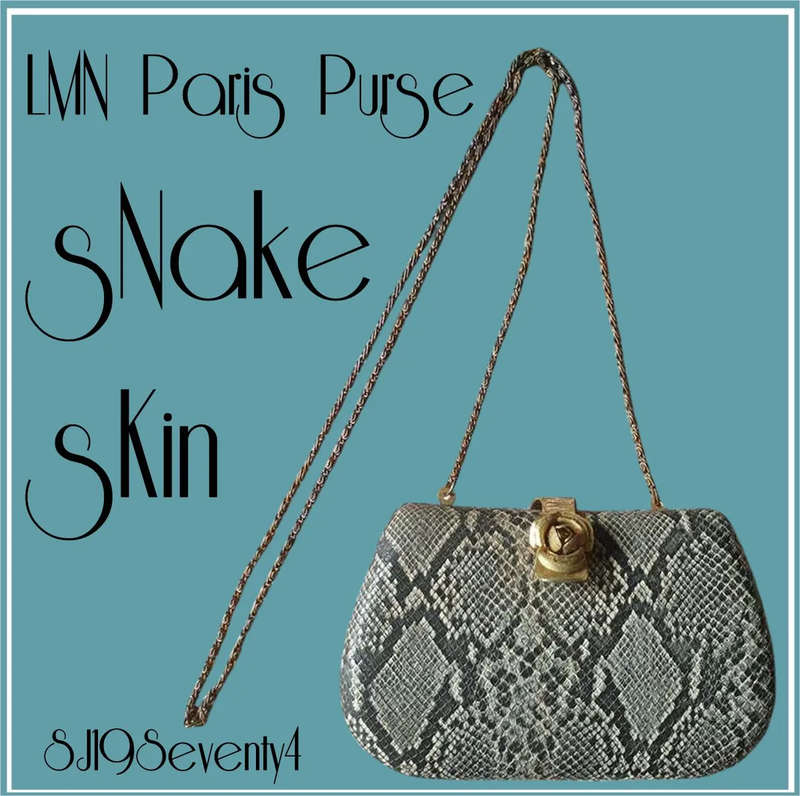 LMN Paris Purse Vintage | Snake Skin | Vintage condition |