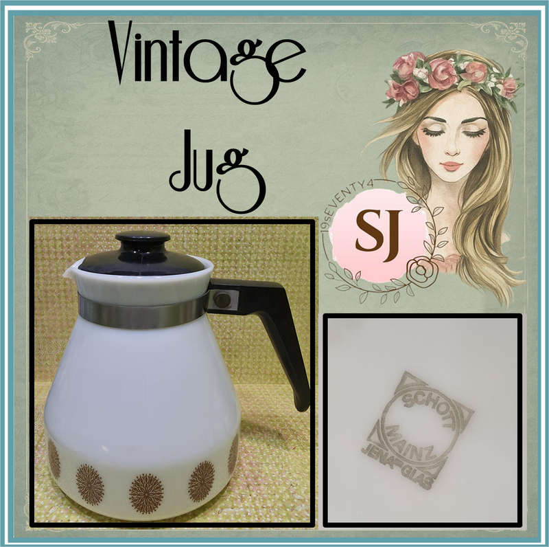 SCHOTT MAINZ JENAER GLASS PITCHER WITH LID