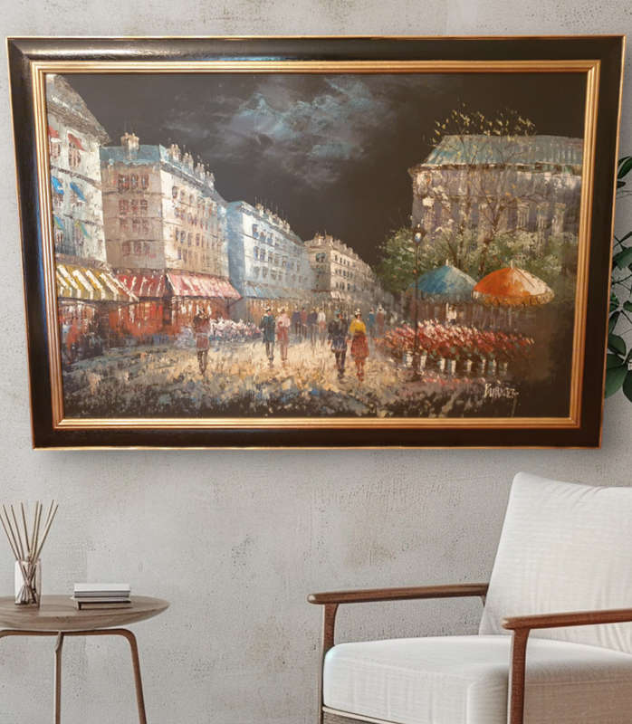 Caroline Burnett Original Oil Painting Paris | 69 x 99 cm |