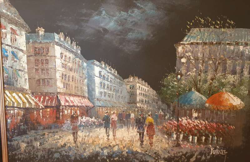 Caroline Burnett Original Oil Painting Paris | 69 x 99 cm |