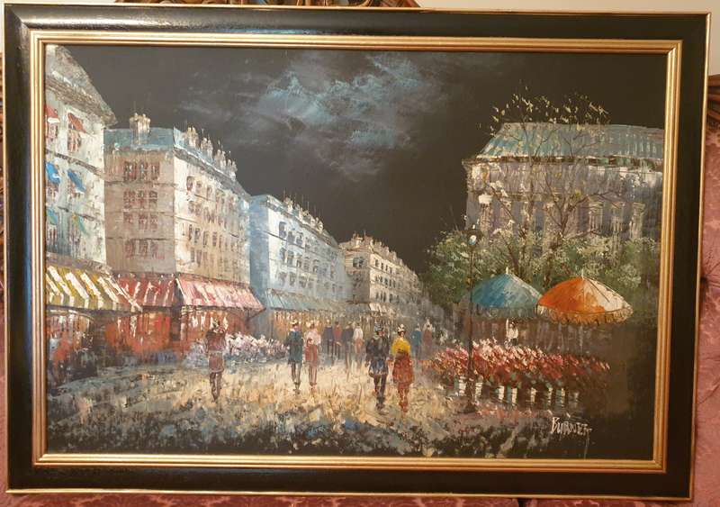 Caroline Burnett Original Oil Painting Paris | 69 x 99 cm |