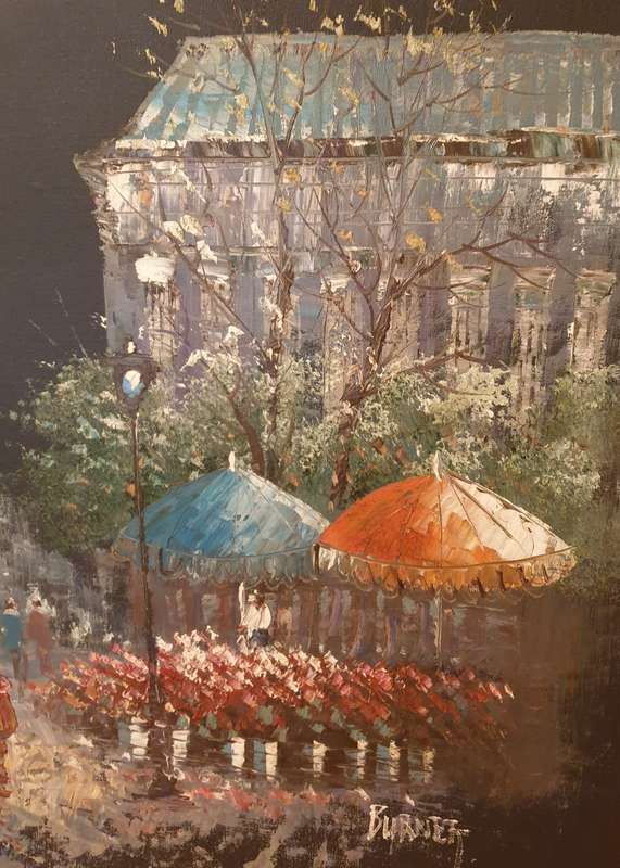 Caroline Burnett Original Oil Painting Paris | 69 x 99 cm |