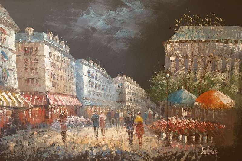 Caroline Burnett Original Oil Painting Paris | 69 x 99 cm |