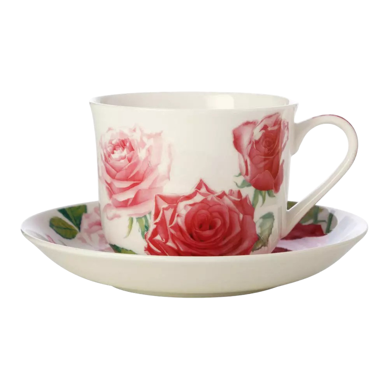 Maxwell & Williams Katherine Castle Floriade Breakfast Cup & Saucer 480ML Roses