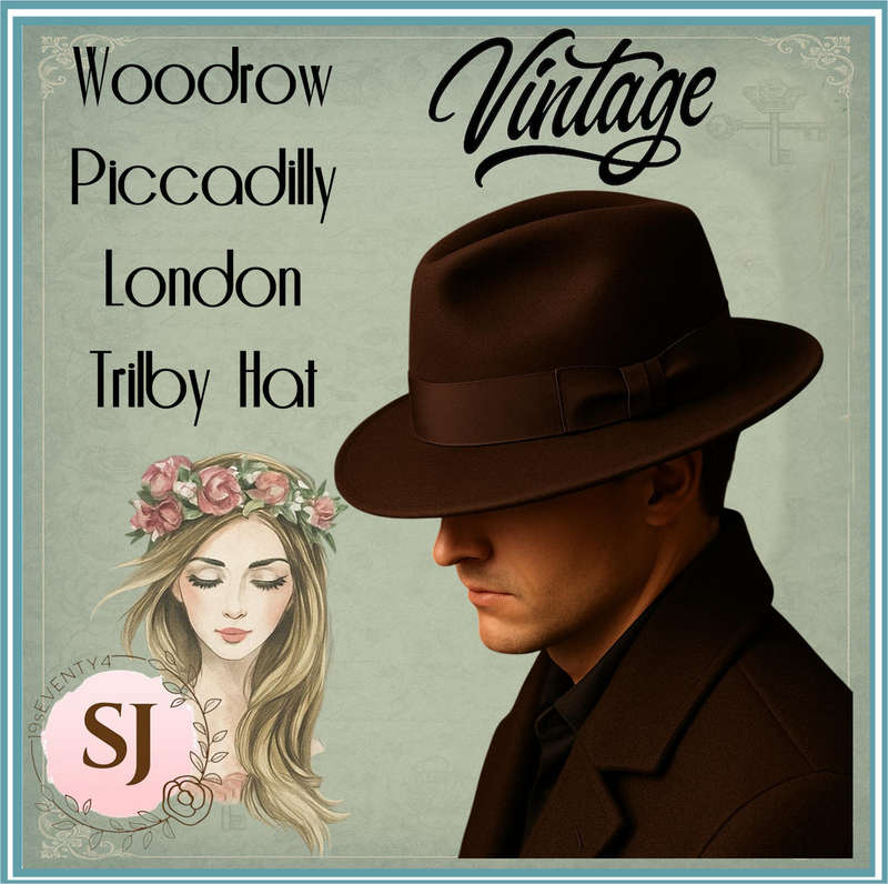 Vintage Woodrow Piccadilly London Trilby Hat