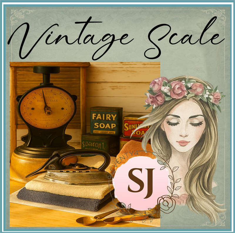 VINTAGE SALTER FAMILY SCALES | CAST IRON | BRASS |  NO BOWL |