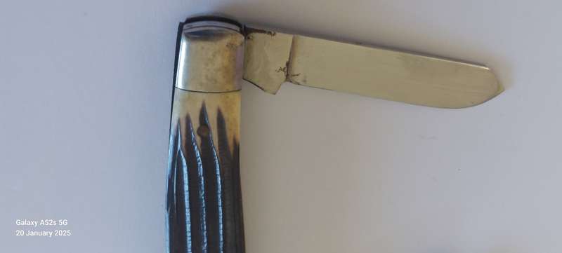 Vintage American Queen Steel #49 three blade knife Value R1200
