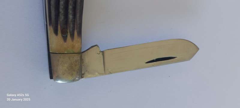Vintage American Queen Steel #49 three blade knife Value R1200