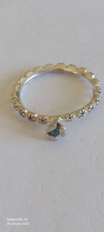Vintage Denmark Hans Hendrik Nygaard sterling silver ring 1.8g