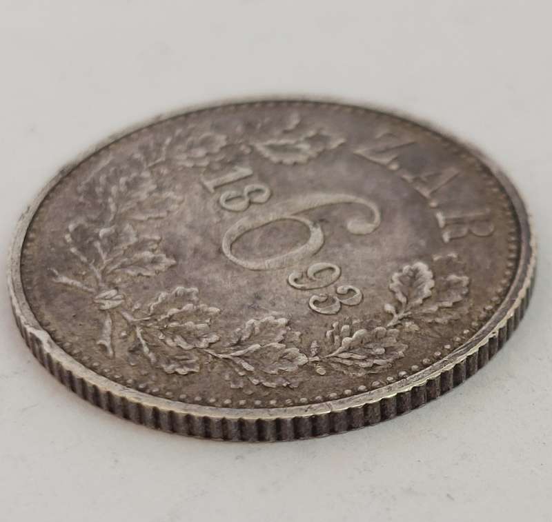 Rare!! 1893 kruger 6 pence coin