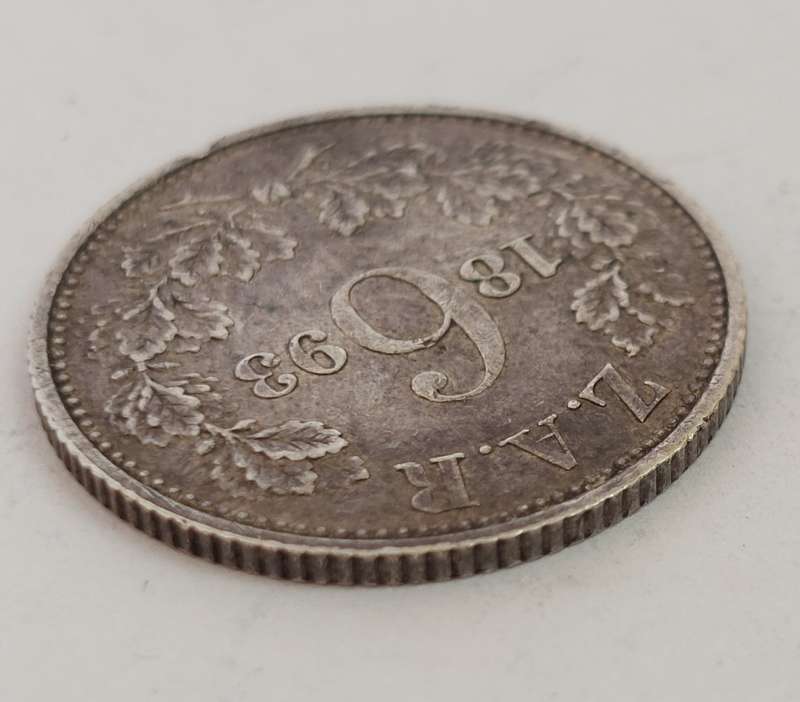 Rare!! 1893 kruger 6 pence coin