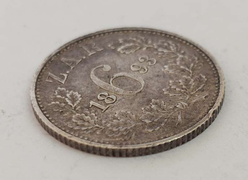 Rare!! 1893 kruger 6 pence coin