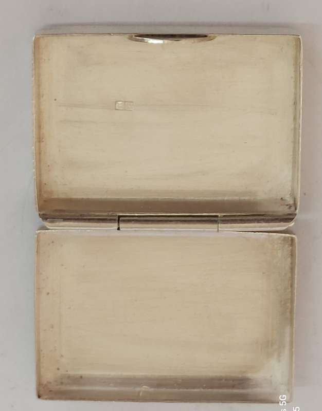 Very rare!! Egyptian hallmarked sterling silver pillbox, stunning detail 22.7g value R1500