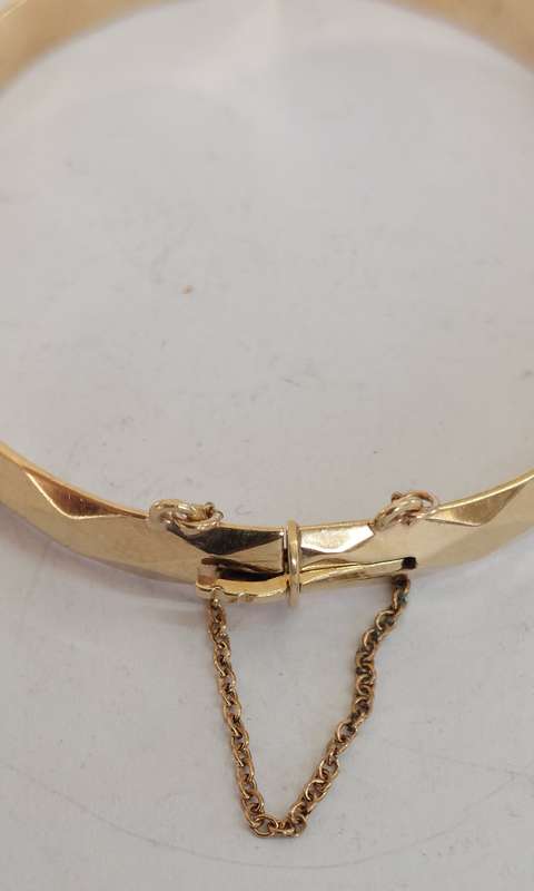 Wow!! Vintage L&co  9ct gold metal core bangle 17.7g value R1950